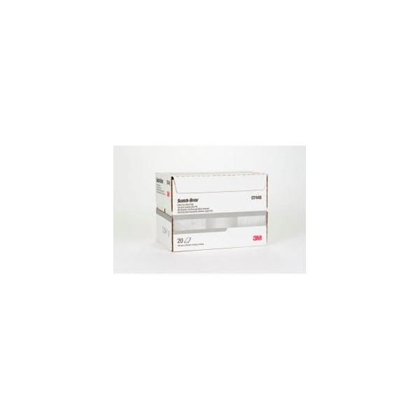 3M Scotch-Brite Ultra Fine Hand Pad 7448 6 x 9 Silicon Carbide ULF Grit-60 Pads 7100089226 - main